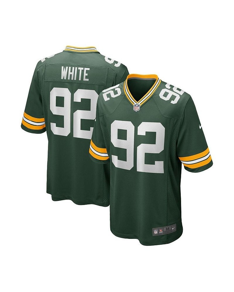 Men's Reggie White Green Green Bay Packers Game Retired Player Jersey $53.50 Jersey