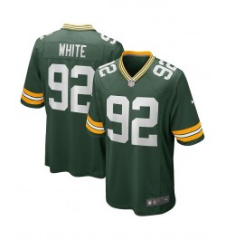 Men's Reggie White Green Green Bay Packers Game Retired Player Jersey $53.50 Jersey