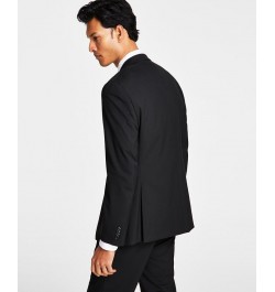 Men's Slim-Fit Stretch Solid Suit Jacket Black $48.30 Suits