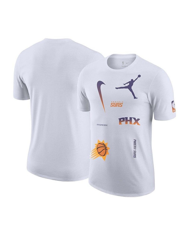 Men's Brand White Phoenix Suns Courtside Statement Edition Max90 T-shirt $26.00 T-Shirts