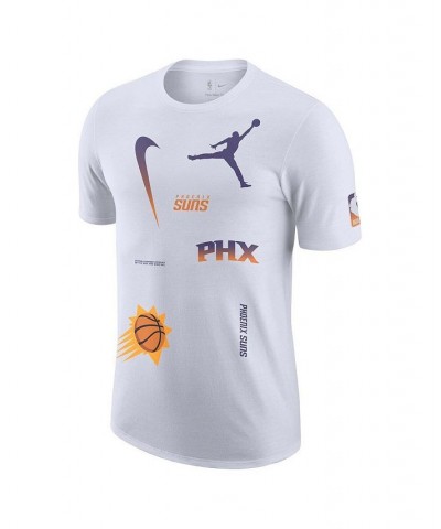 Men's Brand White Phoenix Suns Courtside Statement Edition Max90 T-shirt $26.00 T-Shirts