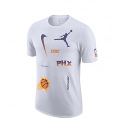 Men's Brand White Phoenix Suns Courtside Statement Edition Max90 T-shirt $26.00 T-Shirts