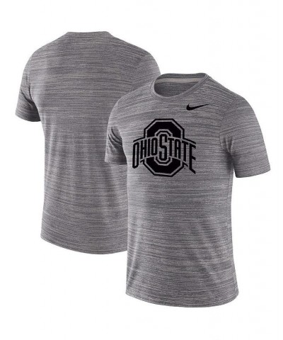 Men's Charcoal Ohio State Buckeyes Big & Tall Performance Velocity Space Dye T-shirt $23.10 T-Shirts