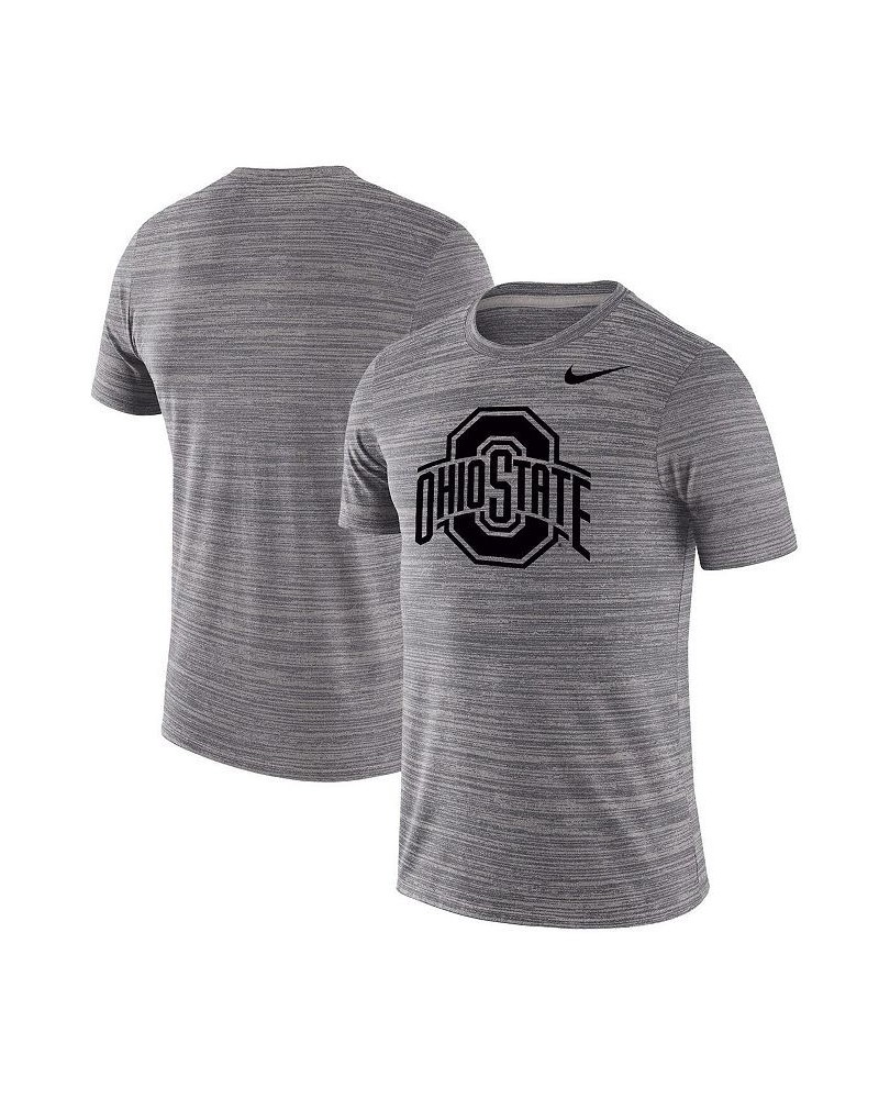 Men's Charcoal Ohio State Buckeyes Big & Tall Performance Velocity Space Dye T-shirt $23.10 T-Shirts