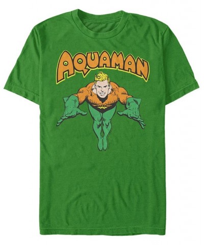 DC Men's Aquaman Dive Short Sleeve T-Shirt $18.19 T-Shirts