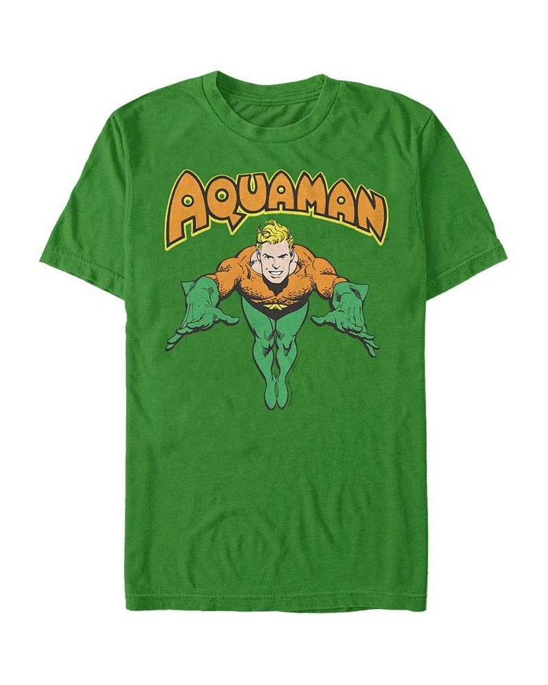 DC Men's Aquaman Dive Short Sleeve T-Shirt $18.19 T-Shirts