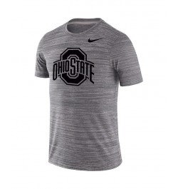 Men's Charcoal Ohio State Buckeyes Big & Tall Performance Velocity Space Dye T-shirt $23.10 T-Shirts