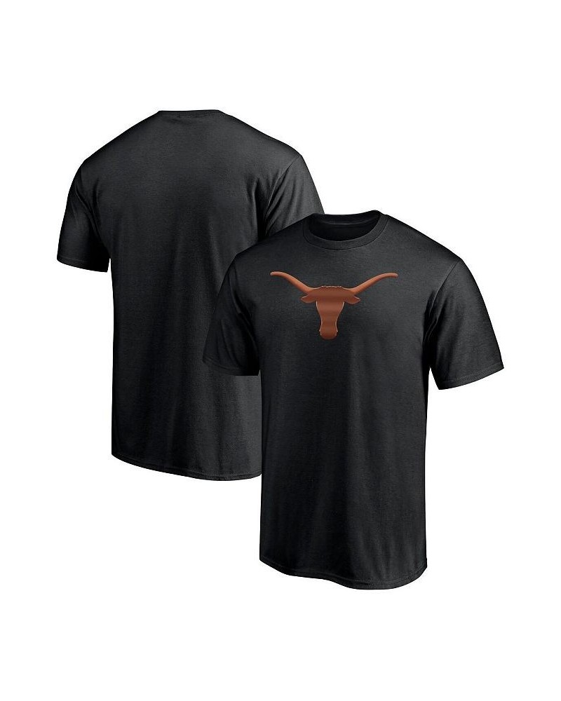 Men's Branded Black Texas Longhorns Team Midnight Mascot T-shirt $11.44 T-Shirts