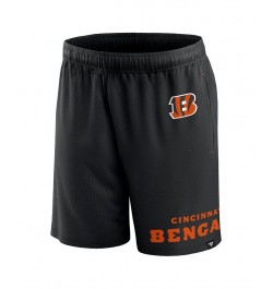 Men's Branded Black Cincinnati Bengals Clincher Shorts $27.49 Shorts