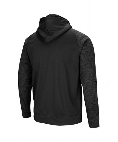 Men's Black Virginia Tech Hokies Blackout 3.0 Tonal Raglan Full-Zip Hoodie $31.50 Sweatshirt