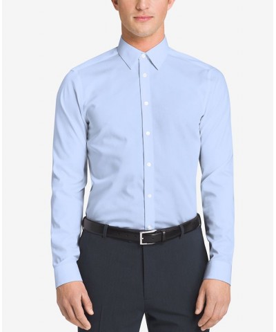 Men's Slim-Fit Non-Iron Performance Dress Shirt Stream $24.88 Dress Shirts