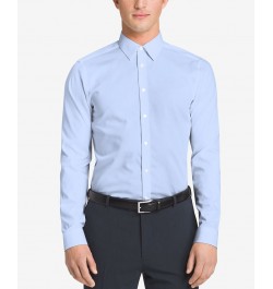 Men's Slim-Fit Non-Iron Performance Dress Shirt Stream $24.88 Dress Shirts