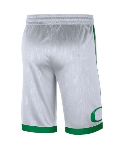 Men's White Oregon Ducks Replica Performance Shorts $34.50 Shorts