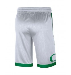 Men's White Oregon Ducks Replica Performance Shorts $34.50 Shorts