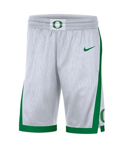 Men's White Oregon Ducks Replica Performance Shorts $34.50 Shorts