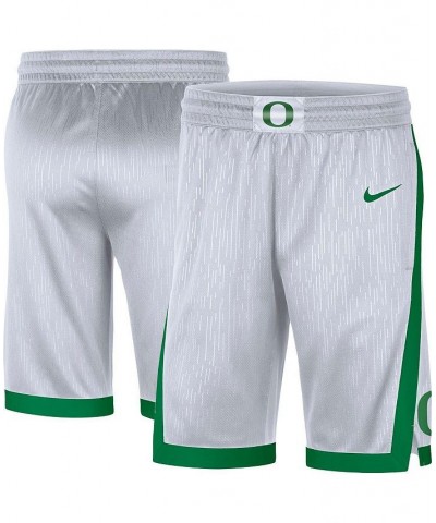 Men's White Oregon Ducks Replica Performance Shorts $34.50 Shorts