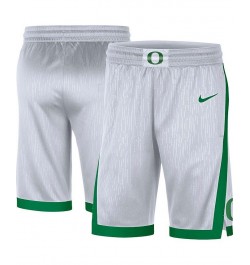 Men's White Oregon Ducks Replica Performance Shorts $34.50 Shorts