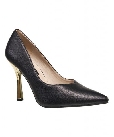 Women's Pointy Anny Heels Black $39.20 Shoes