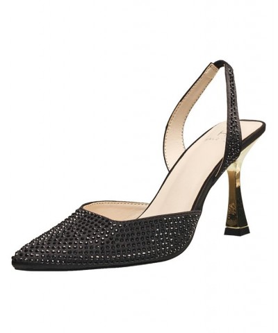 Women's Hawaii Embellished Pumps Black $39.20 Shoes