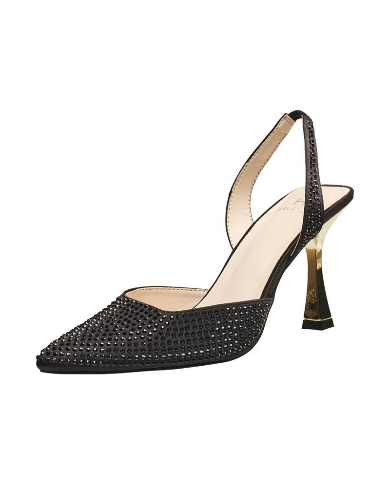 Women's Hawaii Embellished Pumps Black $39.20 Shoes