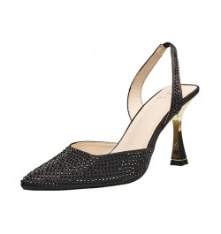 Women's Hawaii Embellished Pumps Black $39.20 Shoes