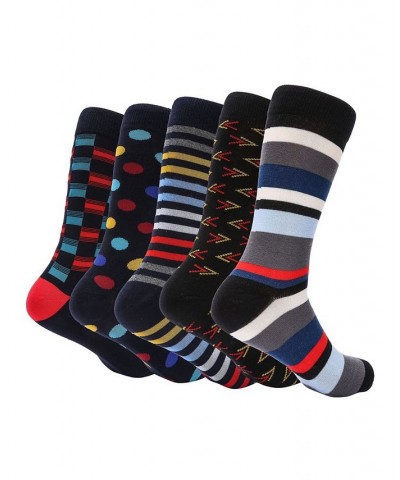 Men's Groovy Designer Dress Socks Pack of 5 PD01 $16.64 Socks