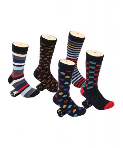 Men's Groovy Designer Dress Socks Pack of 5 PD01 $16.64 Socks