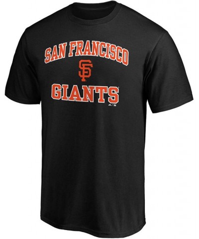 Men's Black San Francisco Giants Heart Soul T-shirt $16.00 T-Shirts