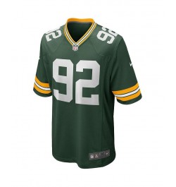 Men's Reggie White Green Green Bay Packers Game Retired Player Jersey $53.50 Jersey