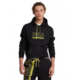 Men's Logo Cotton-Blend Hooded Sweatshirt Black $56.88 Sweatshirt