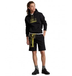 Men's Logo Cotton-Blend Hooded Sweatshirt Black $56.88 Sweatshirt