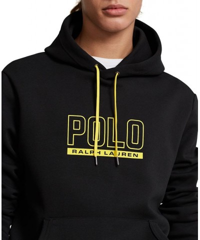 Men's Logo Cotton-Blend Hooded Sweatshirt Black $56.88 Sweatshirt