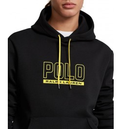 Men's Logo Cotton-Blend Hooded Sweatshirt Black $56.88 Sweatshirt