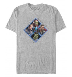 Marvel Men's Avengers Endgame Hero Four Square, Short Sleeve T-shirt Gray $19.59 T-Shirts