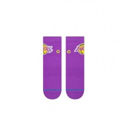 Men's Los Angeles Lakers Logo Quarter Socks $10.34 Socks