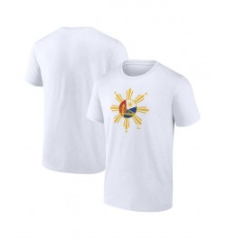 Men's Branded White Golden State Warriors 2022 Filipino Heritage Night T-shirt $22.39 T-Shirts