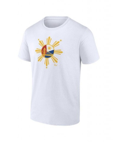 Men's Branded White Golden State Warriors 2022 Filipino Heritage Night T-shirt $22.39 T-Shirts