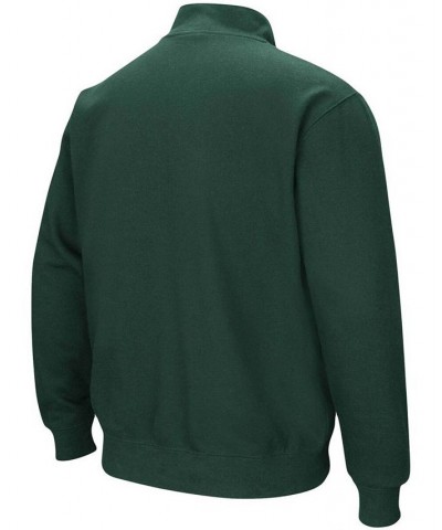 Men's Green South Florida Bulls Tortugas Logo Quarter-Zip Jacket $23.50 Sweatshirt