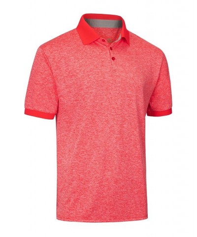 Men's Designer Golf Polo Shirt Pink $11.93 Polo Shirts