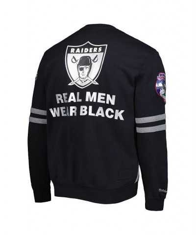 Men's Silver Las Vegas Raiders All Over 2.0 Pullover Sweatshirt $38.64 Sweatshirt