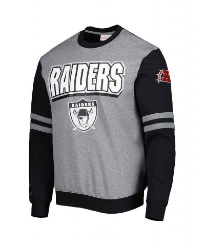 Men's Silver Las Vegas Raiders All Over 2.0 Pullover Sweatshirt $38.64 Sweatshirt