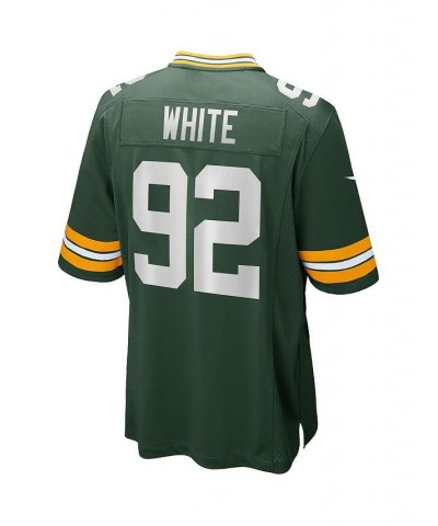 Men's Reggie White Green Green Bay Packers Game Retired Player Jersey $53.50 Jersey