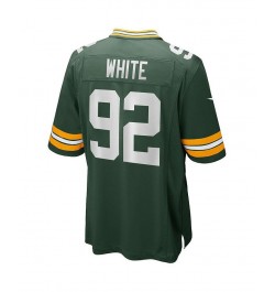 Men's Reggie White Green Green Bay Packers Game Retired Player Jersey $53.50 Jersey