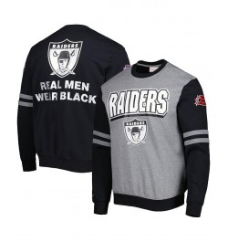 Men's Silver Las Vegas Raiders All Over 2.0 Pullover Sweatshirt $38.64 Sweatshirt