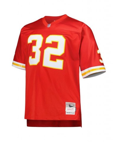 Men's Marcus Allen Red Kansas City Chiefs Big and Tall 1994 Retired Player Replica Jersey $69.70 Jersey