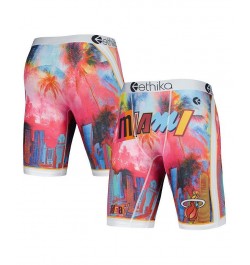 Men's White Miami Heat City Edition Boxer Briefs $14.35 Underwear