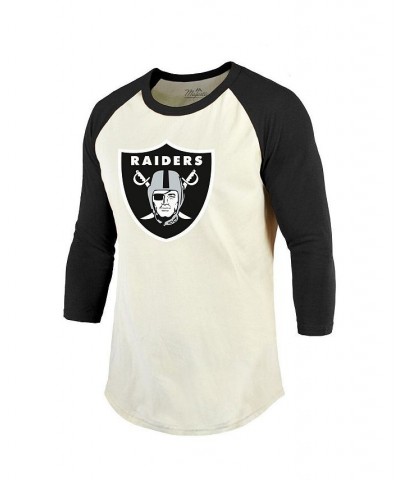 Men's Threads Darren Waller Cream, Black Las Vegas Raiders Player Name and Number Raglan 3/4-Sleeve T-shirt $24.43 T-Shirts