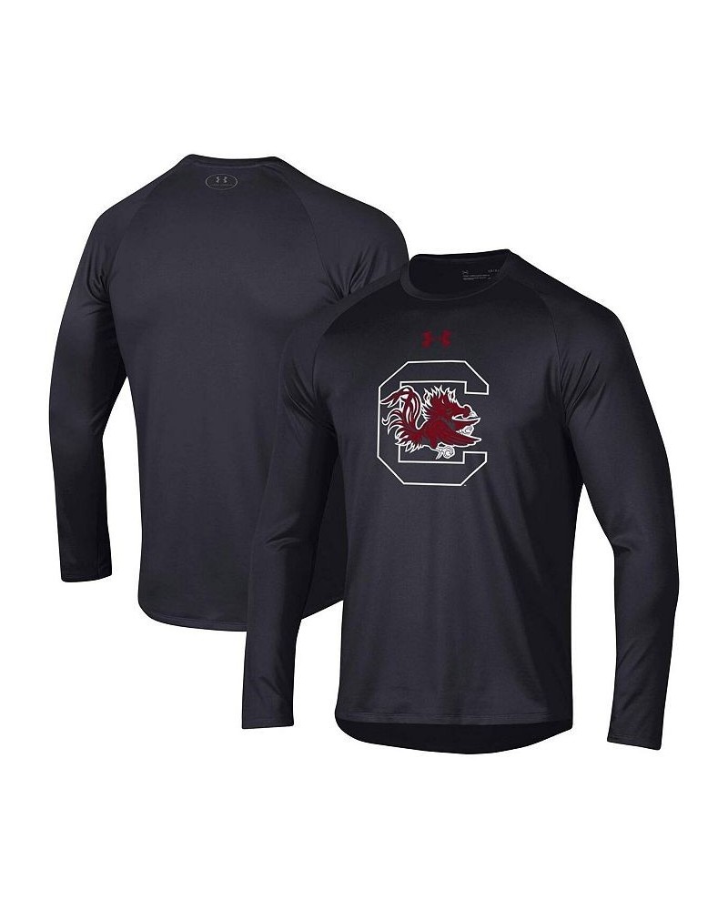 Men's Black South Carolina Gamecocks School Logo Tech 2.0 Performance Long Sleeve T-shirt $23.65 T-Shirts