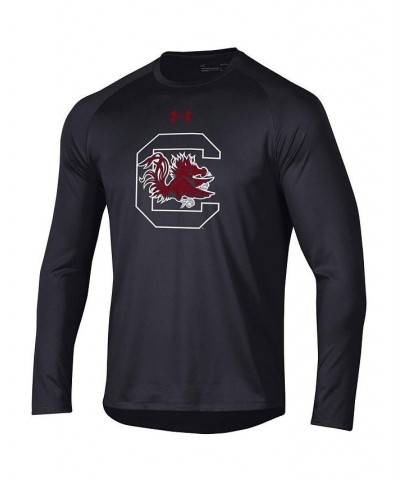 Men's Black South Carolina Gamecocks School Logo Tech 2.0 Performance Long Sleeve T-shirt $23.65 T-Shirts