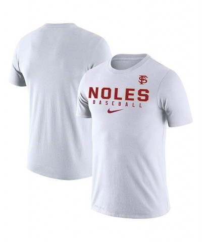 Men's White Florida State Seminoles Baseball Legend Performance T-shirt $26.99 T-Shirts